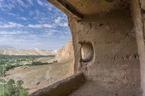 view of bamiyan valley  photo