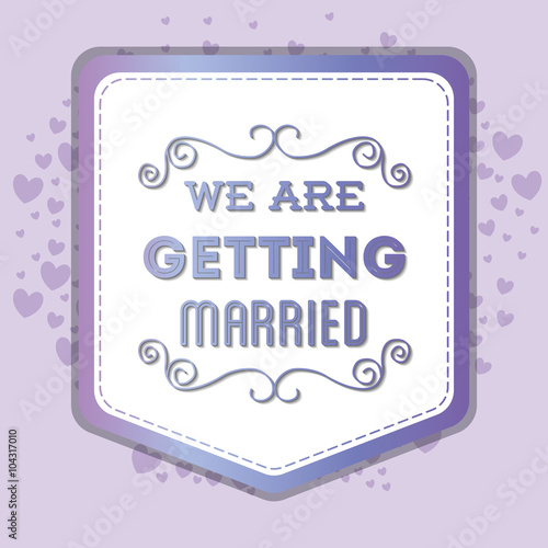 Happy wedding design