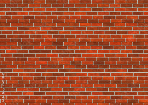 hi-res red small brick wall pattern photo
