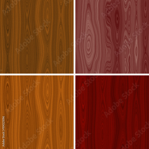 Set of wood seamless texture or background