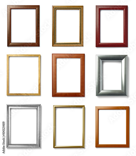 vintage frame wood background image