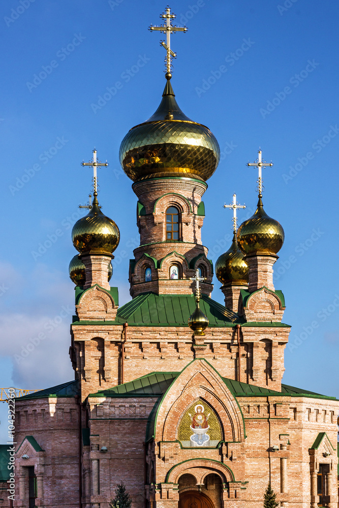 Kiev, Ukraine. Goloseevo monastery church