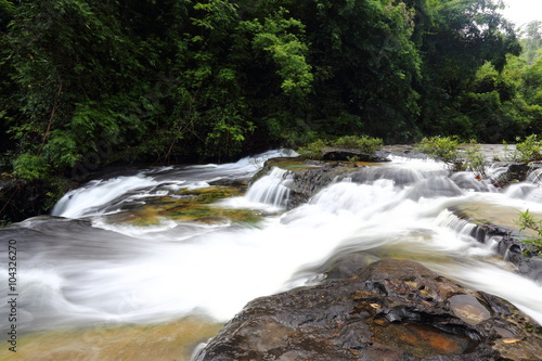 Huai Luang waterfall at Ubon Ratchathani in Thailand