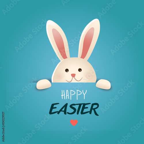 Happy Easter greeting card.Vector