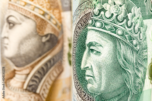 Obraz na płótnie Banknoty w salonie