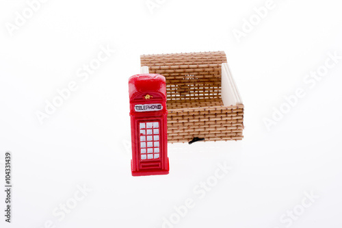 Telephone boot  in a box photo