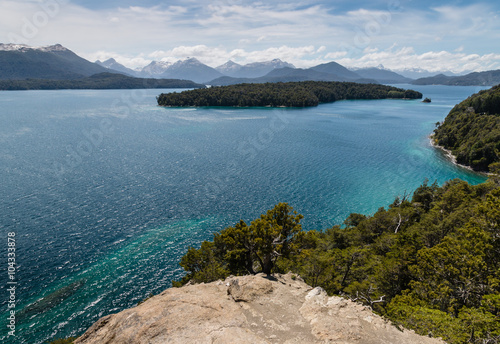 Nahuel Huapi lake in Patagonia photo