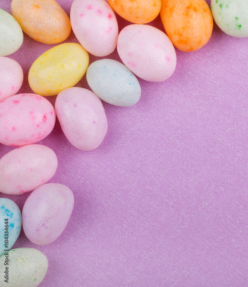 Easter Jelly Bean Candy Border Easter Jelly Bean Candy Border