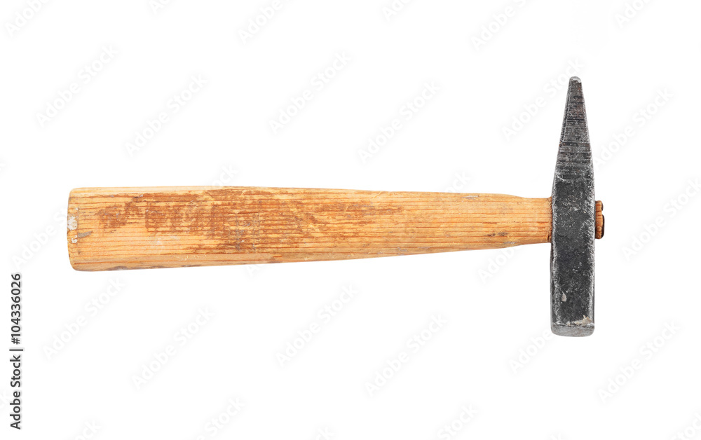 Old rusty  hammer