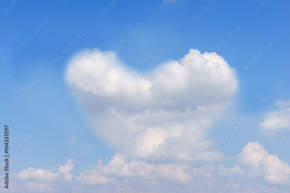 heart from cloud on sky heart from cloud on sky