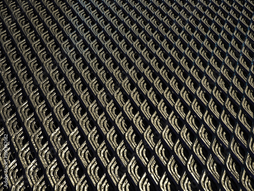 Abstract lines and  texture of industrial metal mesh pattern background  