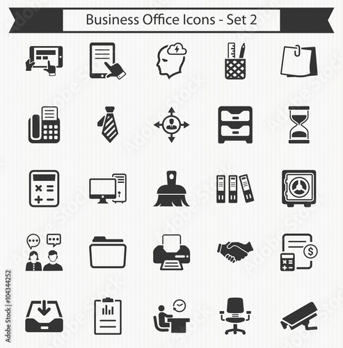 Business Office Icons - Set 2