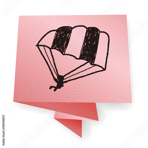 Hang gliding doodle