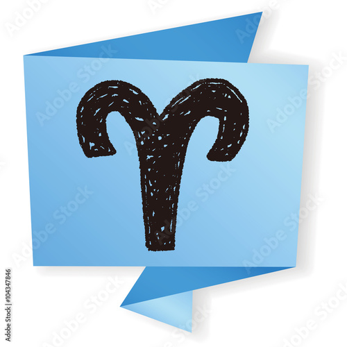 aries Constellation doodle