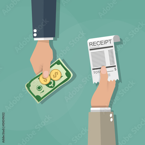 cash payments concept