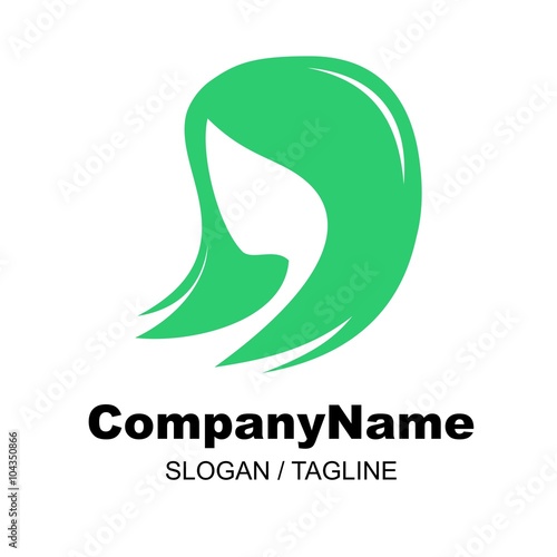 hair salon & barbershop logo icon Vector