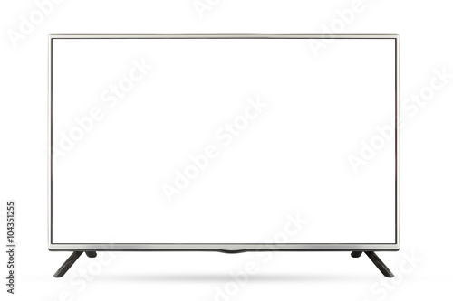 New design TV or monitor landscape isolated on white background,