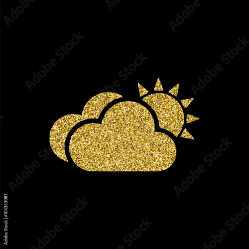 cloud sun meteo icon
