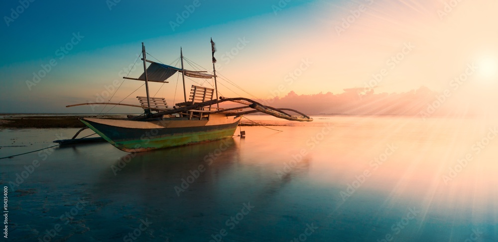 Philippines,  sunset boat!