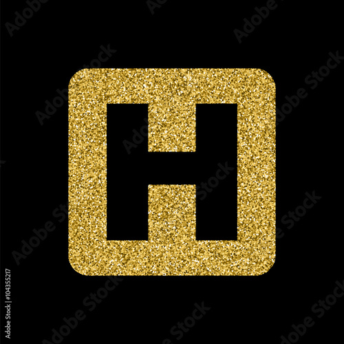 icon hospital sign