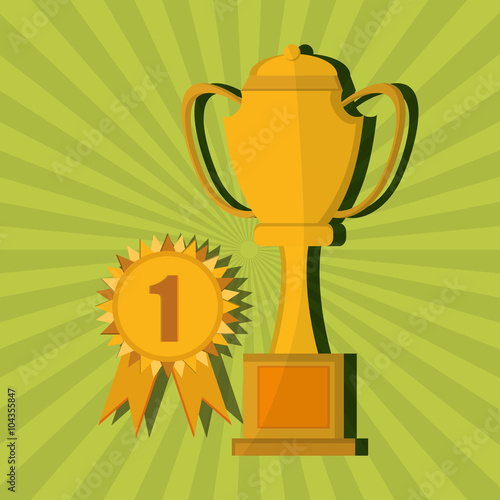 winner icon design 