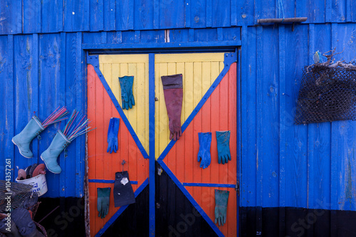 cabane ostréicole au port du  chateau d'oléron photo