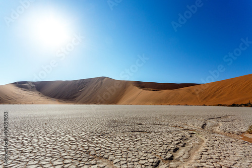 Dune in Hidden Vlei in Namib desert