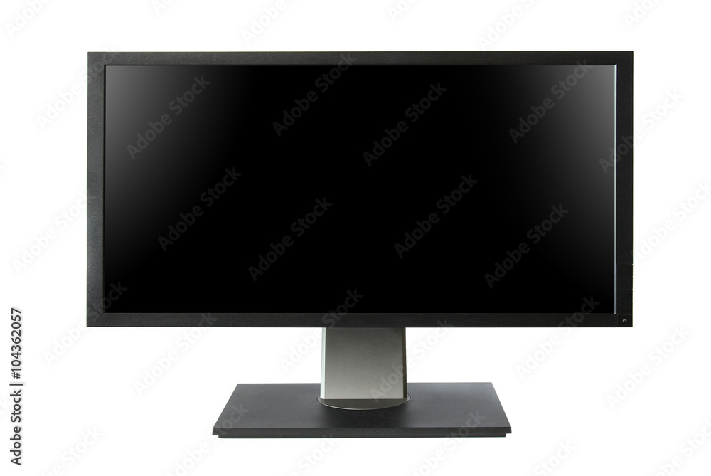 Wide lcd monitor with empty screen Wide lcd monitor with empty screen