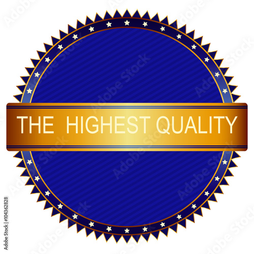 Highest Quality emblem or badge