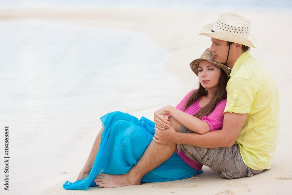 man and woman at the sea man and woman at the sea
