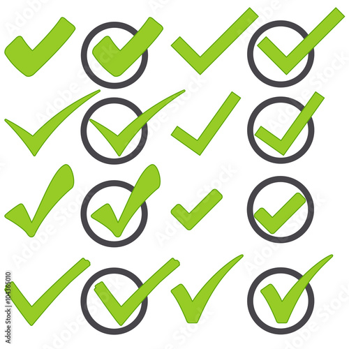 collection check marks