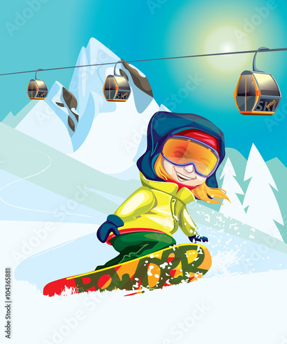 rider on a mountain