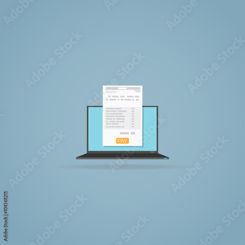 Online billing invoice