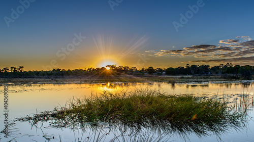 Okavango sunset