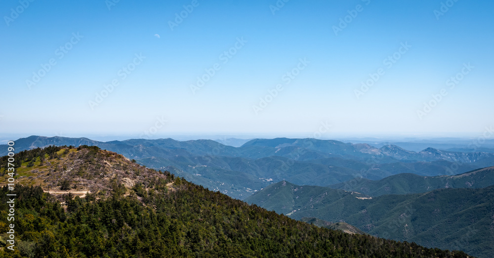 View on the French Cevennes