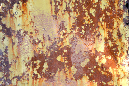 texture of an old, scratched rusty metal