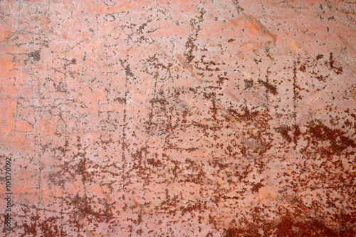 texture of an old, scratched rusty metal