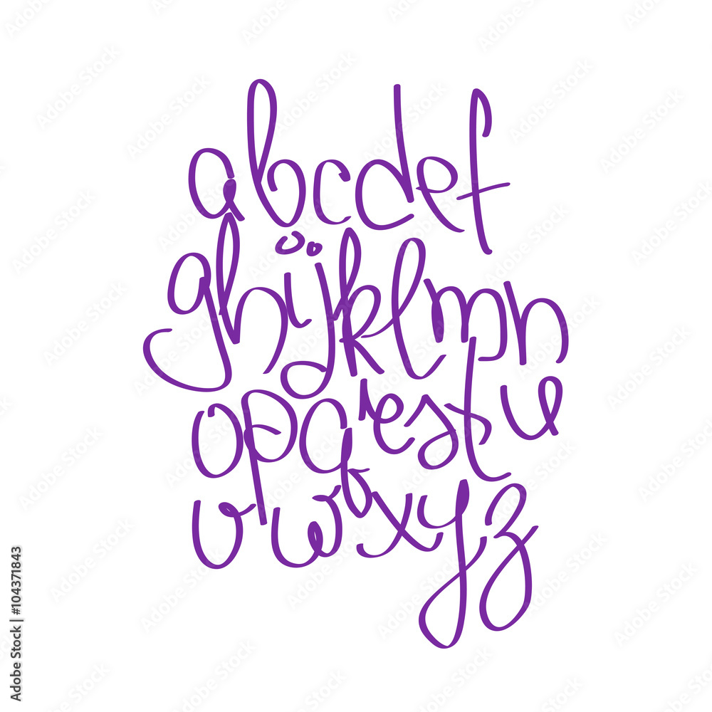 Vector handmade brush script, good lettering eps Vector handmade brush script, good lettering eps