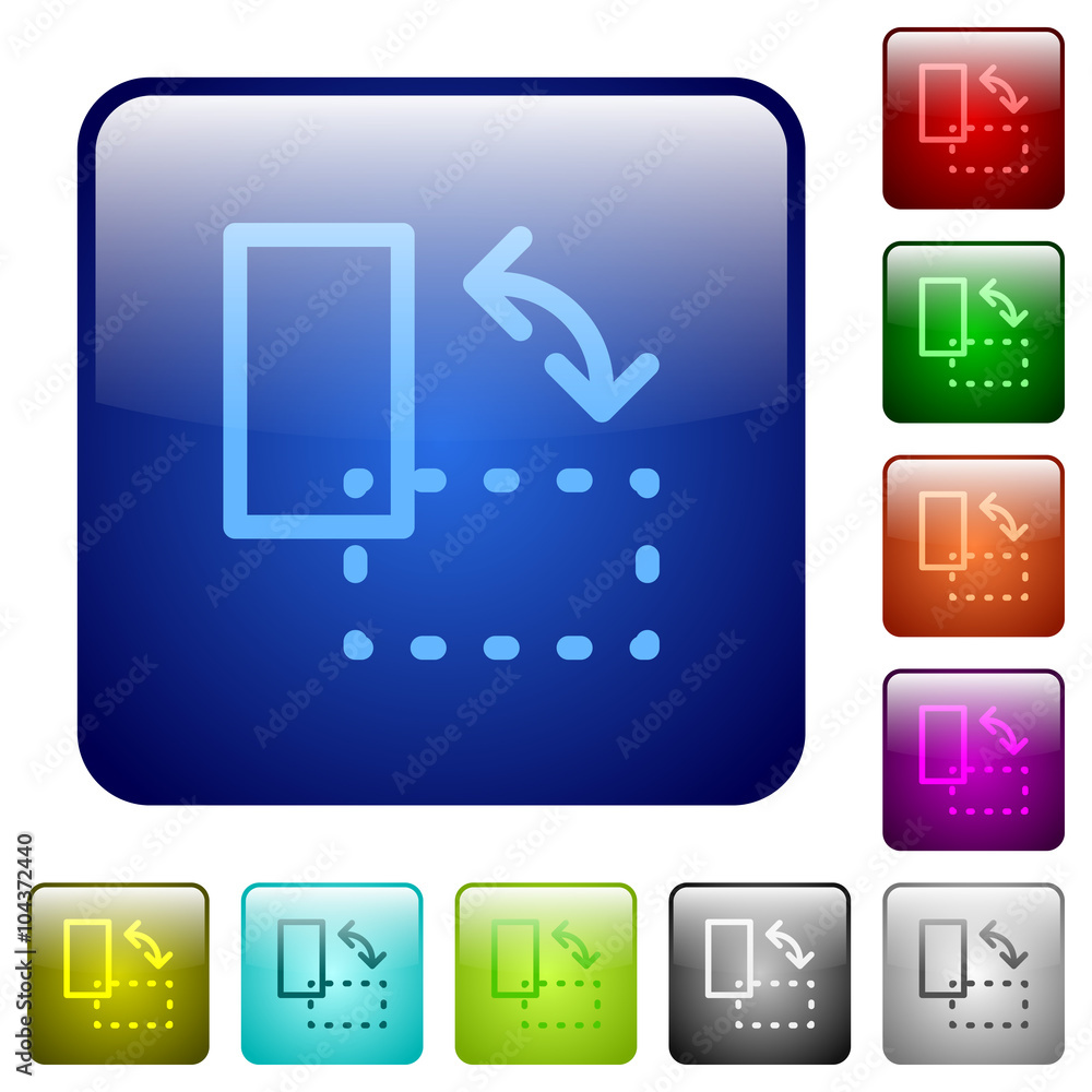 Color rotate element square buttons Color rotate element square buttons