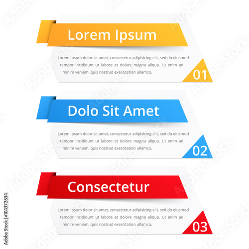 Design Elements with Numbers and Text