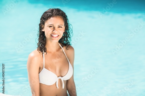 Portrait of beautiful woman in swimming pool  © WavebreakMediaMicro