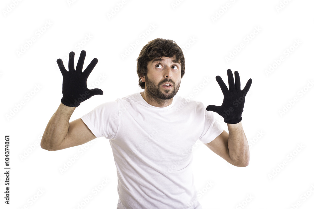 Fototapeta premium ..young doing mime.