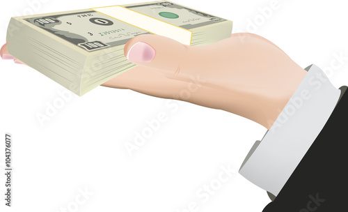 valutqa cento dollari mazzetta