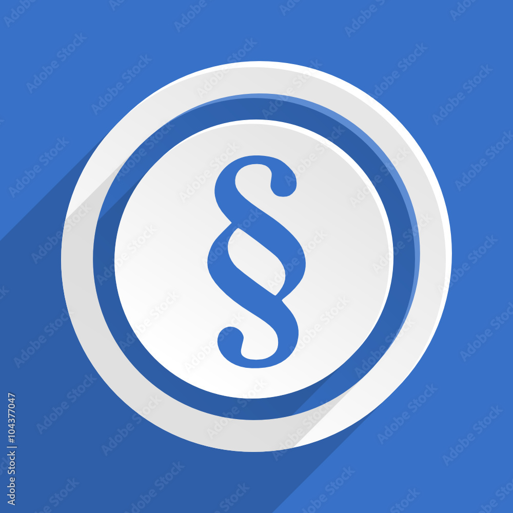 blue flat vector icon