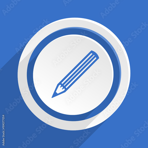 Free Download blue flat vector icon - GFXLoad