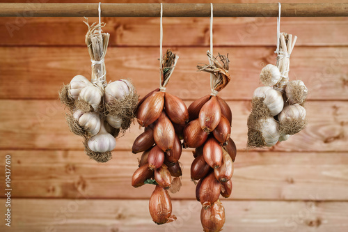Onion and garlic strings