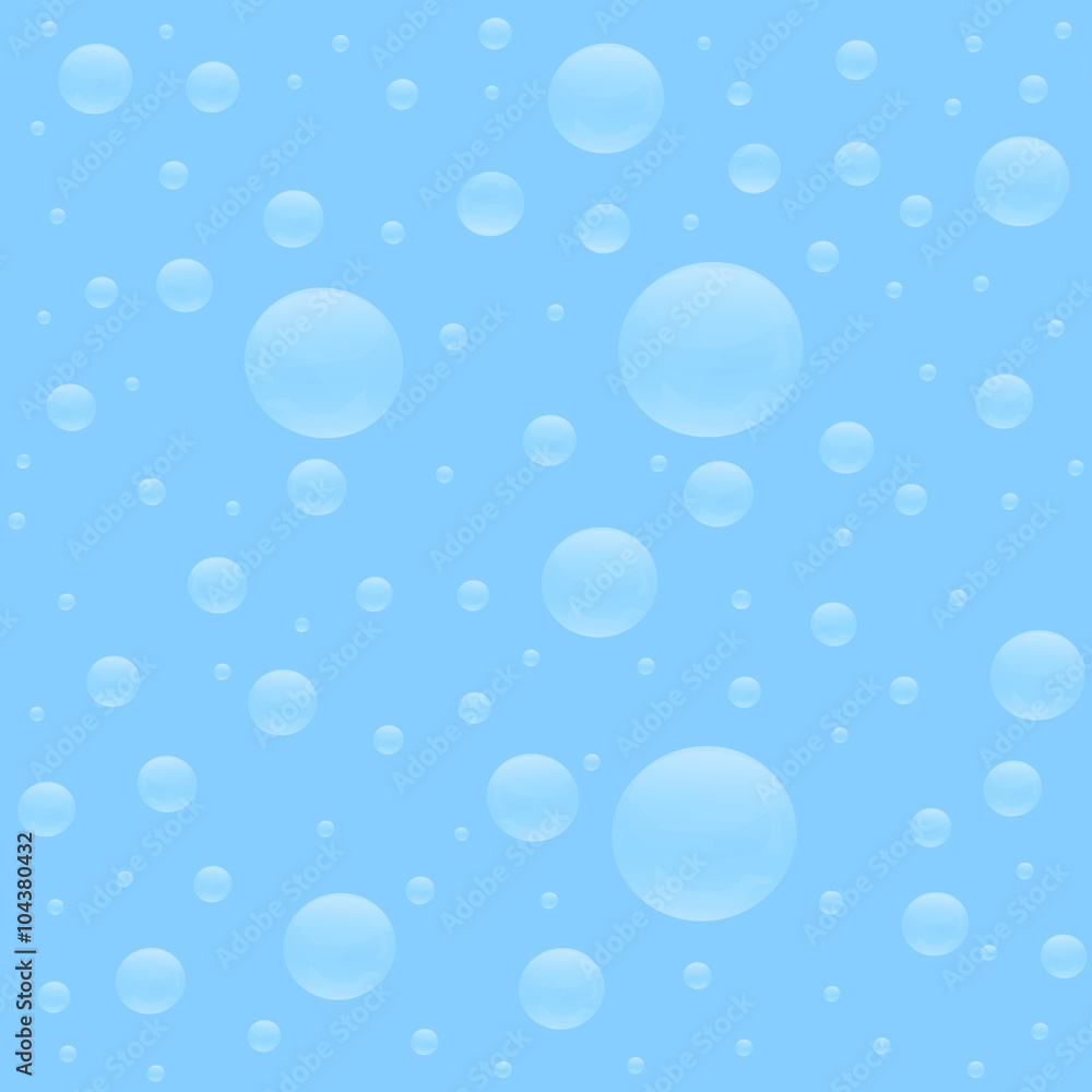 Seamless background with the image of air bubbles. Seamless background with the image of air bubbles.