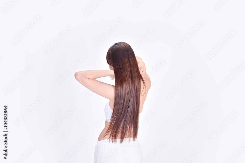 Obraz premium Hair of Japanese woman