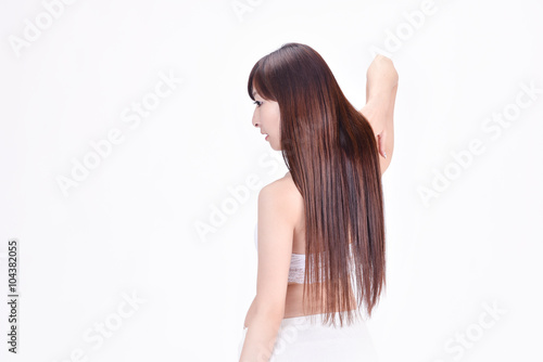 Hair of Japanese woman