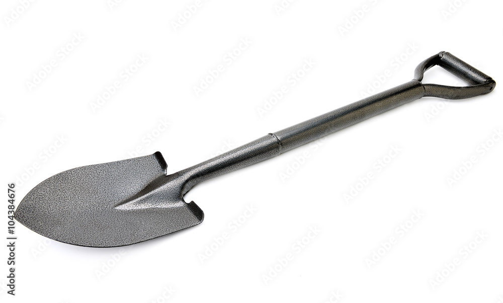 Garden spade isolated on white background Garden spade isolated on white background